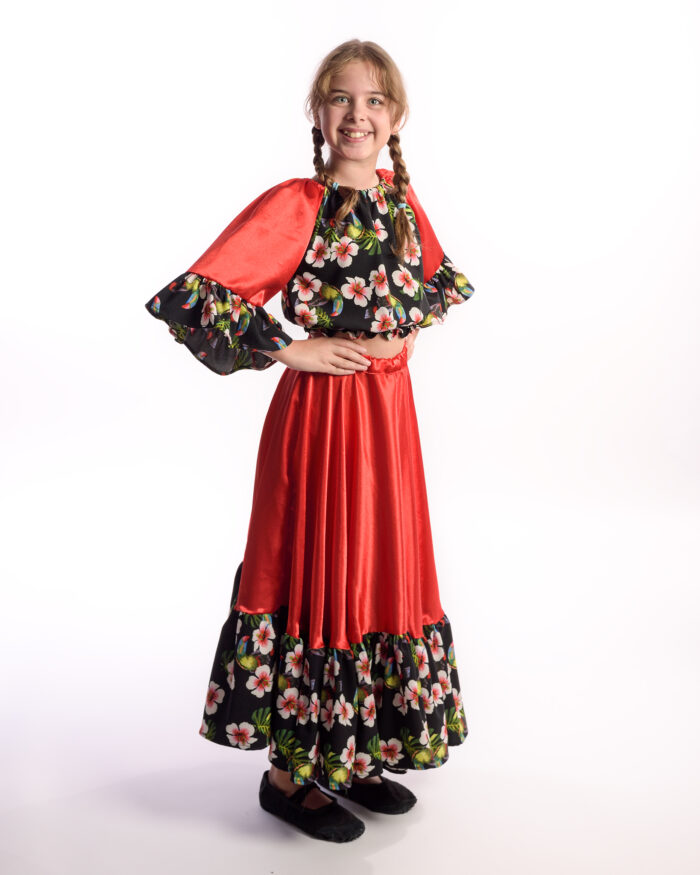 Costum tiganesc copii compus din 2 piese